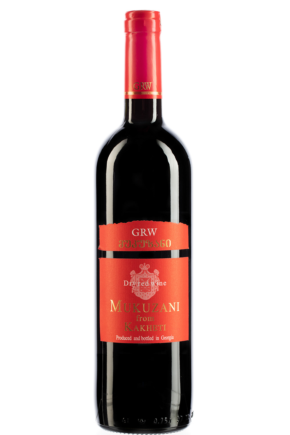 Bottle of GRW Mukuzani