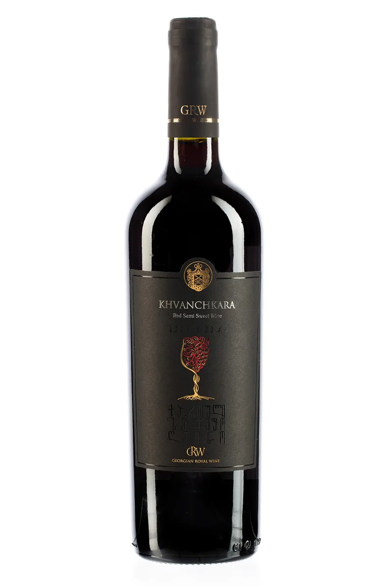 Bottle of Kakhetian Wine Khvanchkara