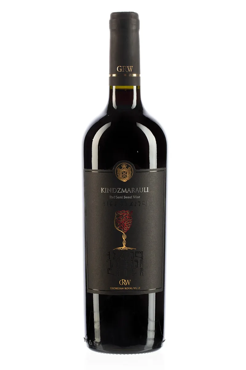 Bottle of Kakhetian Wine Kindzmarauli