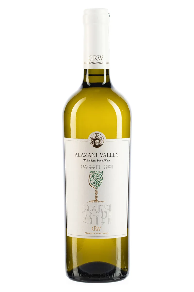 Bottle of Kakhetian Wine Alazani Valley