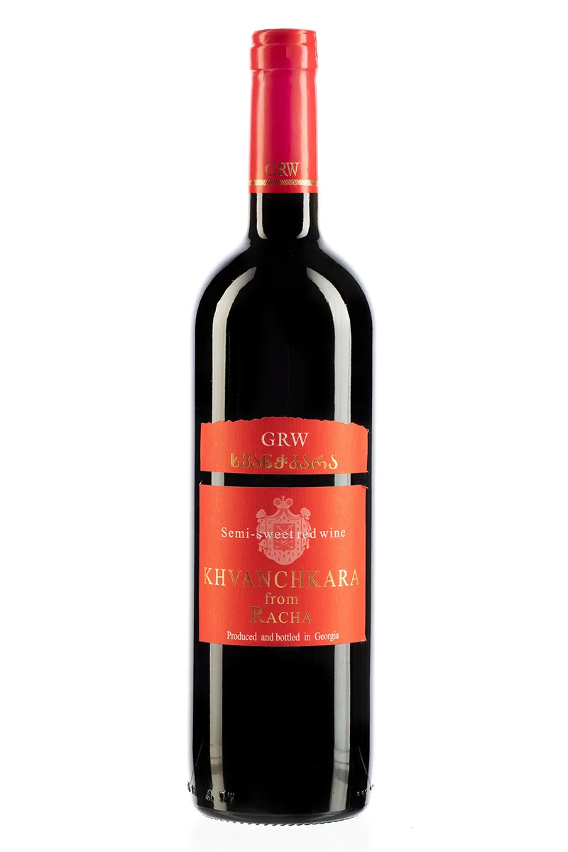 Bottle of Georgian Royal Wine Khvanchkara