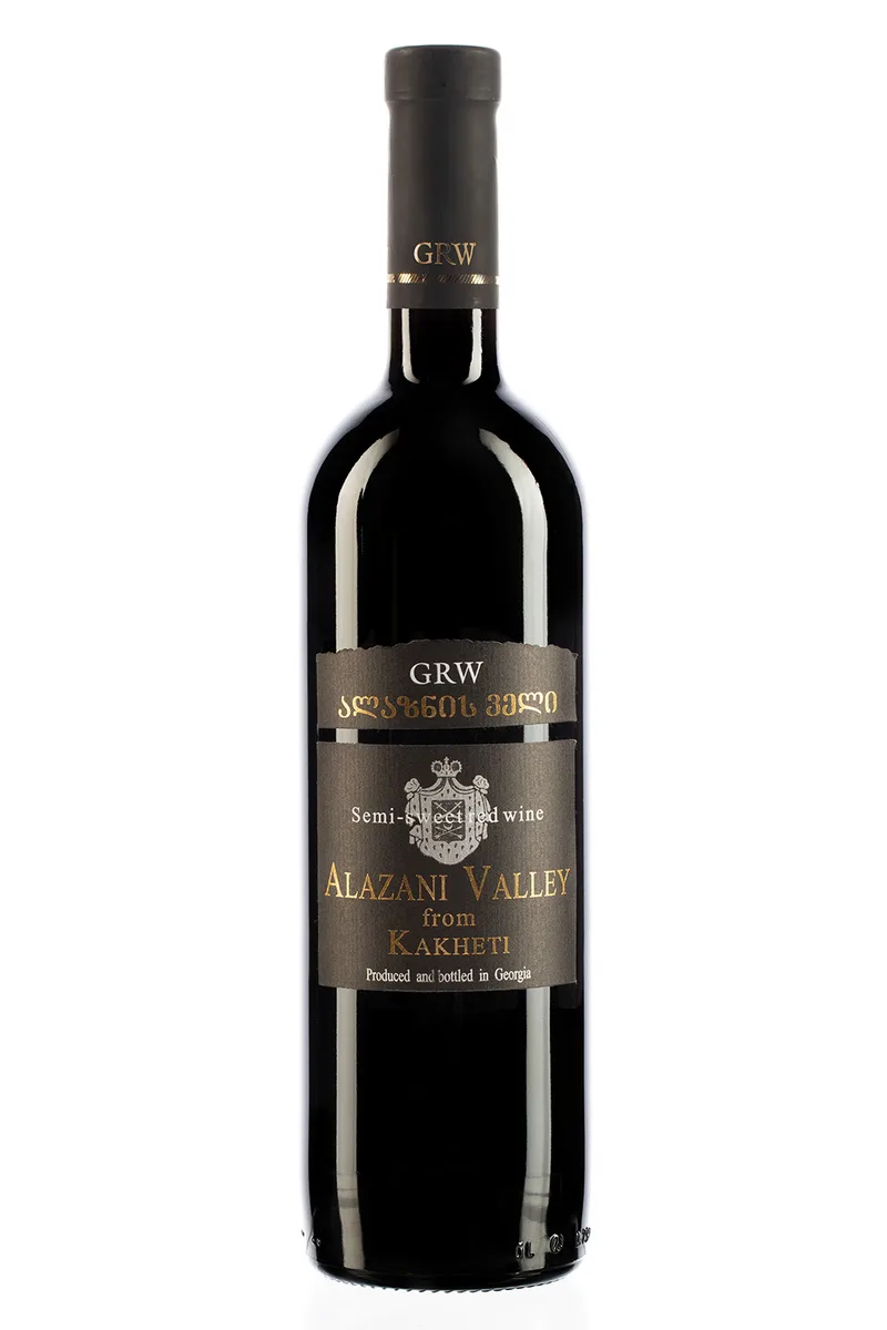 Bottle of Georgian Royal Wine Alazani Valley